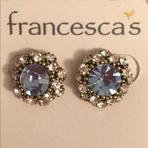 Francescas Periwinkle Blue Earrings